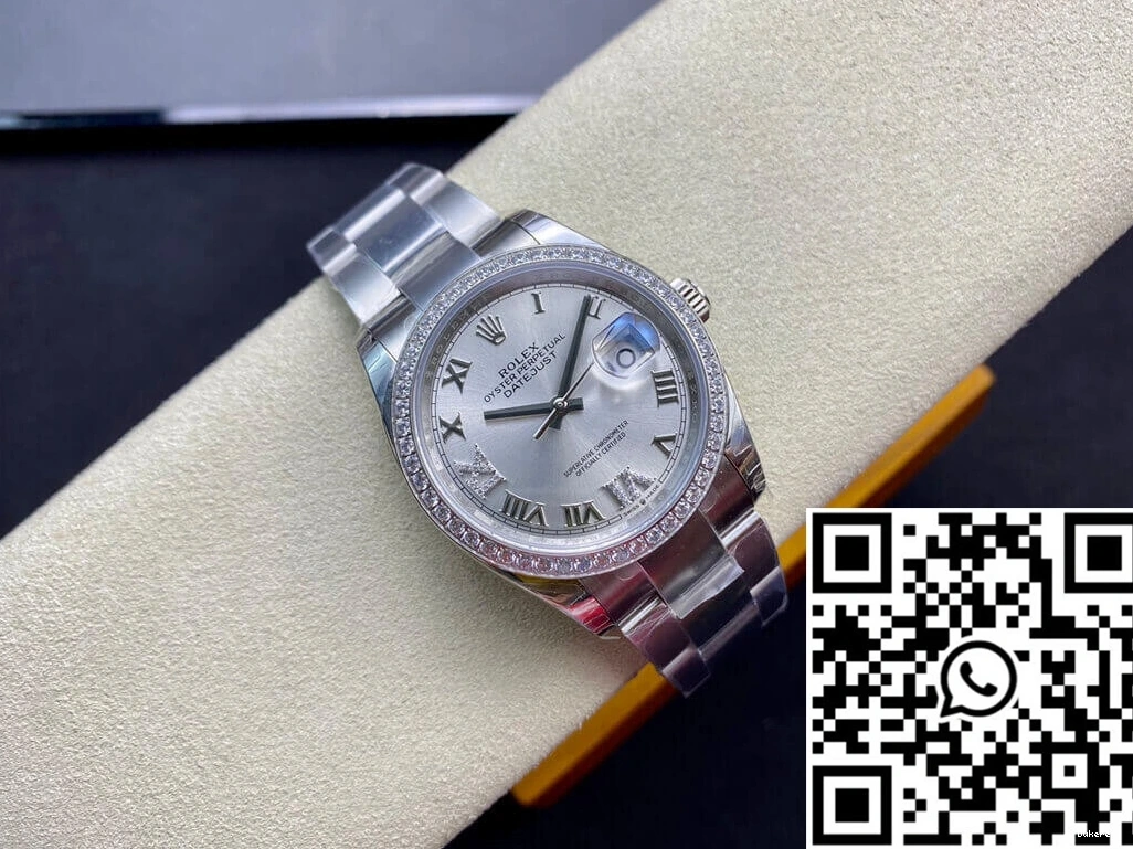 Datejust M126284RBR-0022 Factory Bezel Diamond-set Rolex EW 0119
